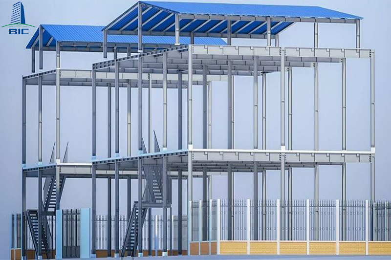 xây dựng nhà xưởng nhiều tầng