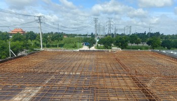 BỐ TRÍ THÉP Ô SÀN 5x5m TRONG NHÀ XƯỞNG CÔNG NGHIỆP