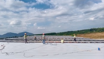 Chi tiết nóc gió nhà xưởng công nghiệp