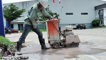 KINH NGHIỆM CẮT KHE CO GIẢN ĐƯỜNG BÊ TÔNG HIỆU QUẢ