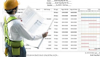 LẬP TIẾN ĐỘ THI CÔNG NHÀ XƯỞNG CÔNG NGHIỆP