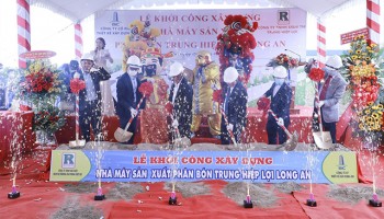 LỄ KHỞI CÔNG DỰ ÁN XÂY DỰNG NHÀ MÁY SẢN XUẤT PHÂN BÓN TRUNG HIỆP LỢI LONG AN