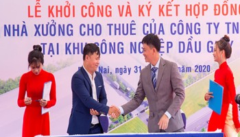 Lễ Khởi Công Xây Dựng Và Ký Kết Hợp Đồng Dự Án Nhà Xưởng Cho Thuê Tại KCN Dầu Giây 