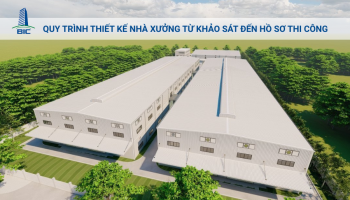 Quy Trình Thiết Kế Nhà Xưởng Từ Khảo Sát Đến Hồ Sơ Thi Công