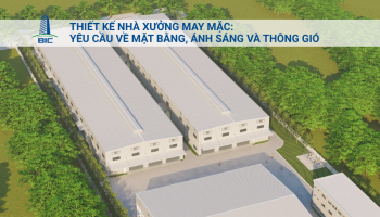 Thiết Kế Nhà Xưởng May Mặc: Yêu Cầu Về Mặt Bằng, Ánh Sáng Và Thông Gió