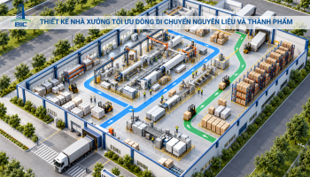 Thiết Kế Nhà Xưởng Tối Ưu Dòng Di Chuyển Nguyên Liệu Và Thành Phẩm