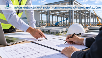 Trách Nhiệm Của Nhà Thầu Trong Hợp Đồng Xây Dựng Nhà Xưởng
