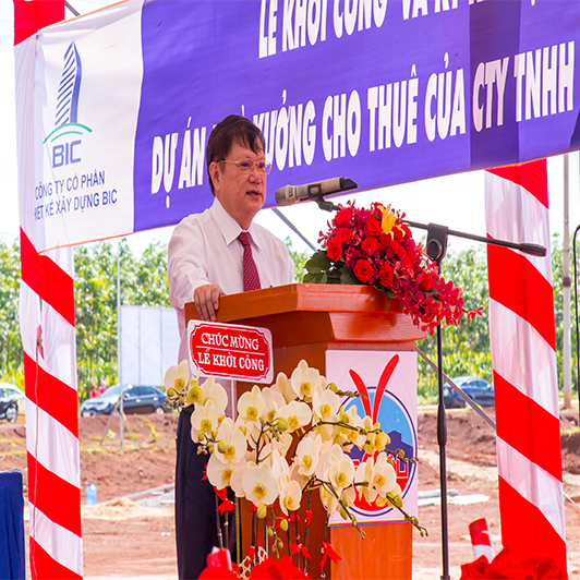 Lễ khởi công và ký hợp đồng dự án nhà xưởng cho thuê tại KCN Dầu Giây