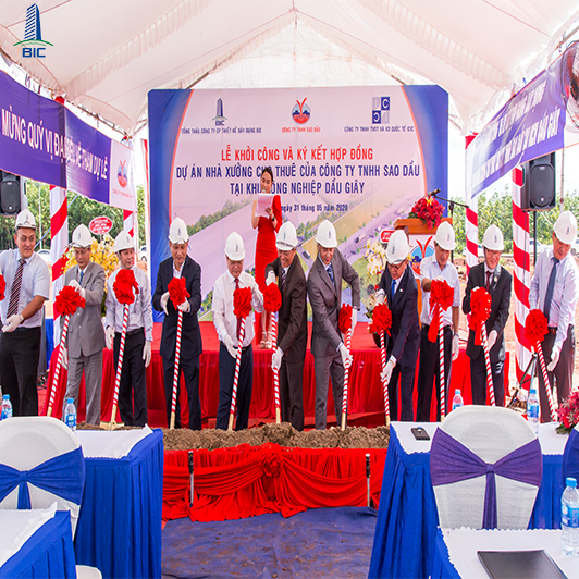 Lễ khởi công và ký hợp đồng dự án nhà xưởng cho thuê tại KCN Dầu Giây