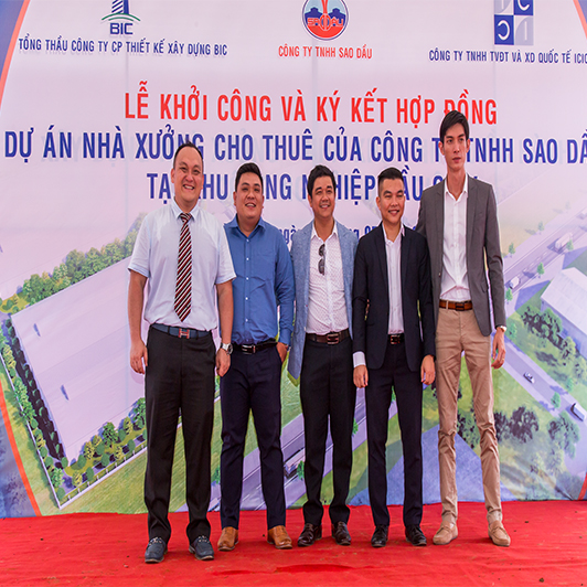 Lễ khởi công và ký hợp đồng dự án nhà xưởng cho thuê tại KCN Dầu Giây