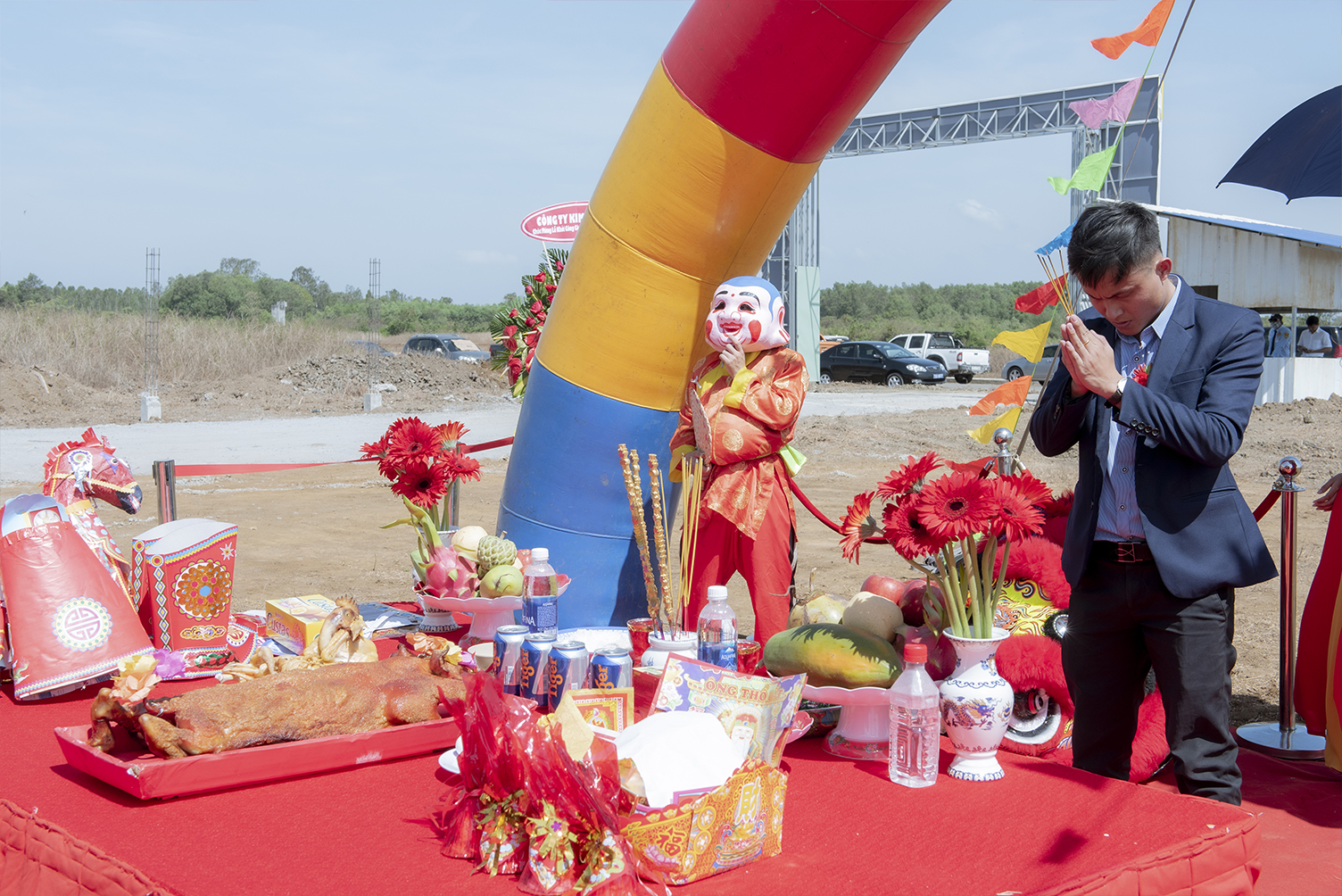 Lãnh đạo BIC cúng trong Lễ Khởi Công Dự án Merry