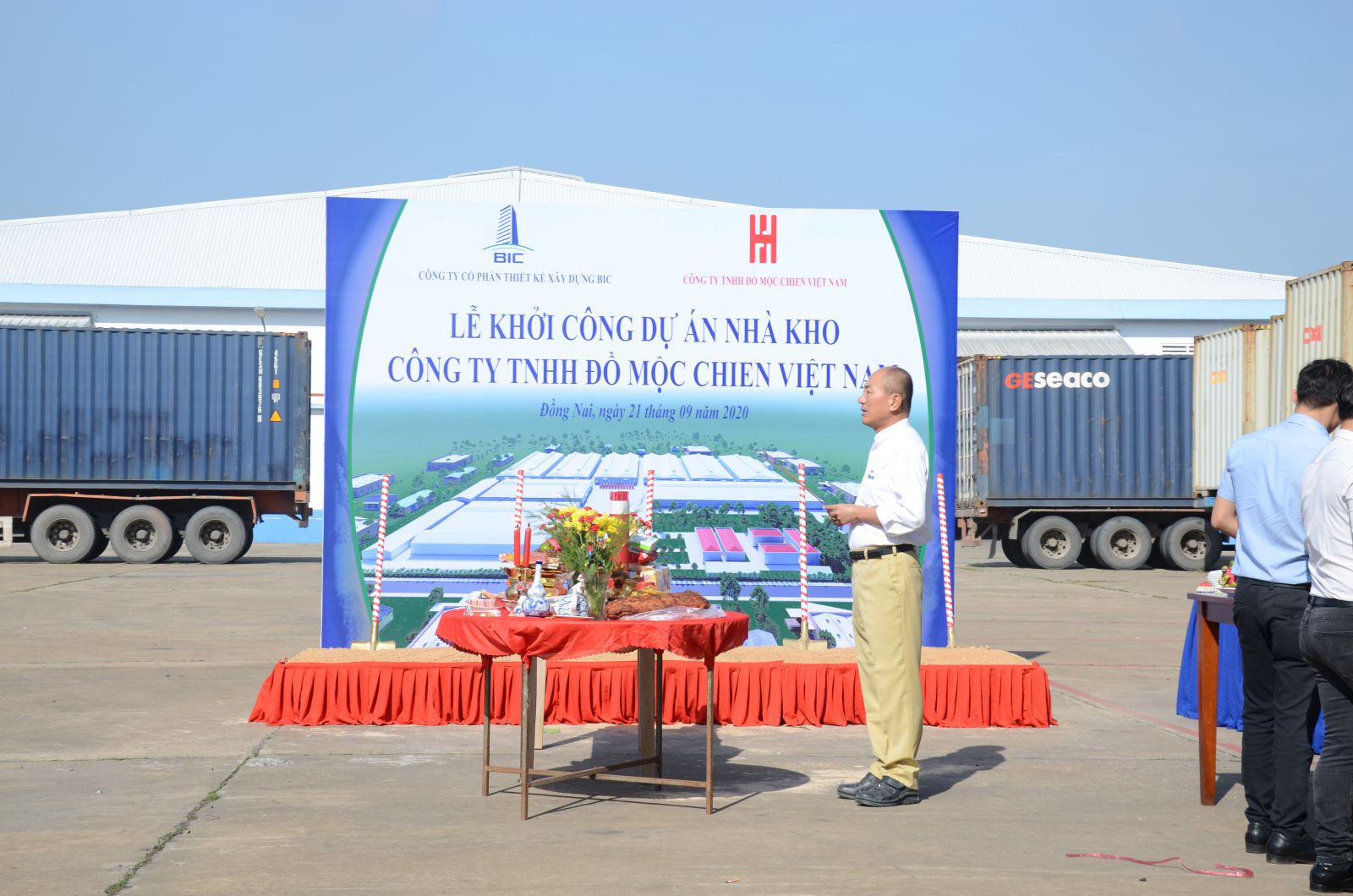 Lễ khởi công nhà khi Mộc Chiên Đồng Nai