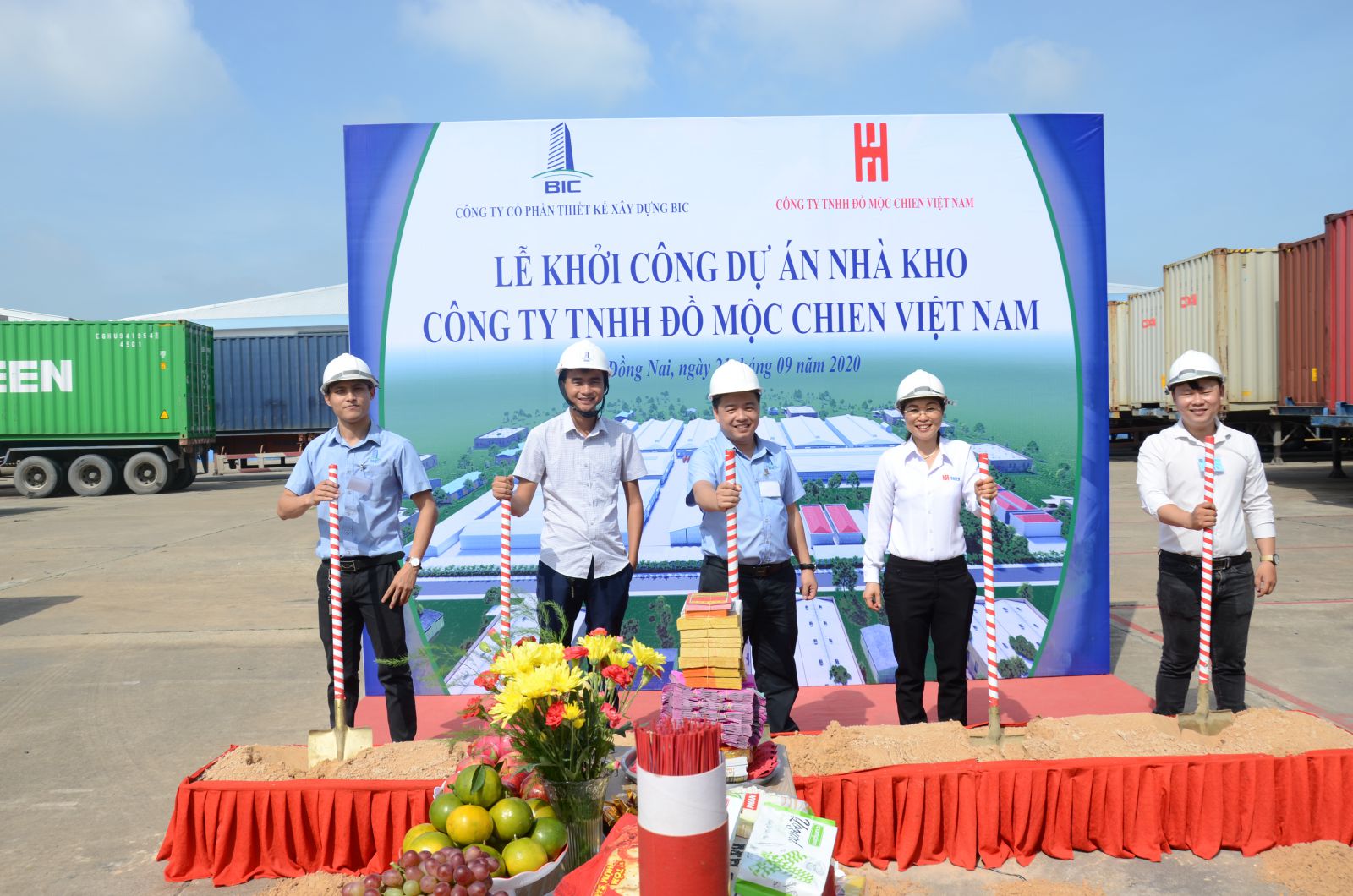 Lễ khởi công nhà khi Mộc Chiên Đồng Nai
