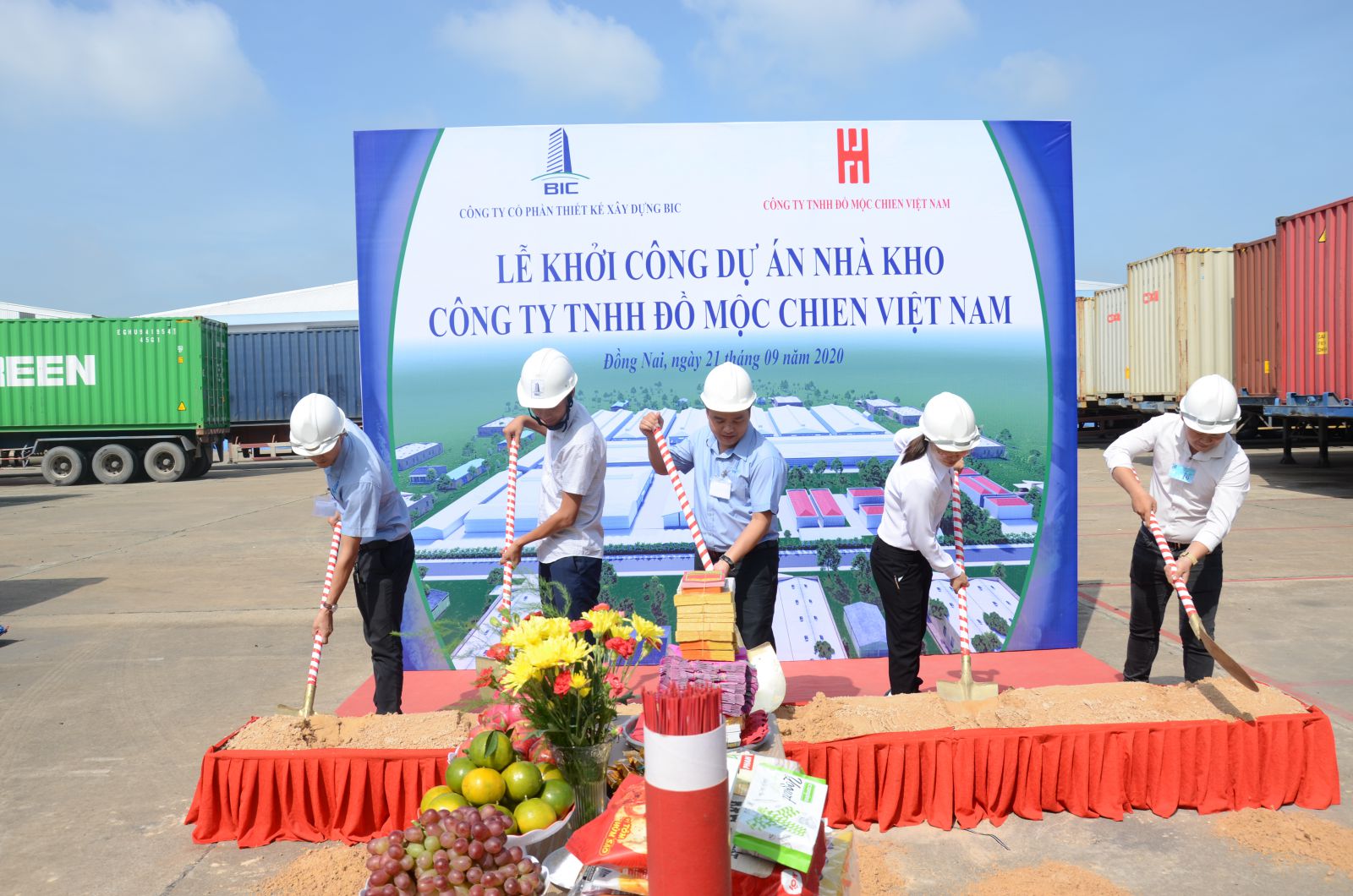 Lễ khởi công nhà khi Mộc Chiên Đồng Nai