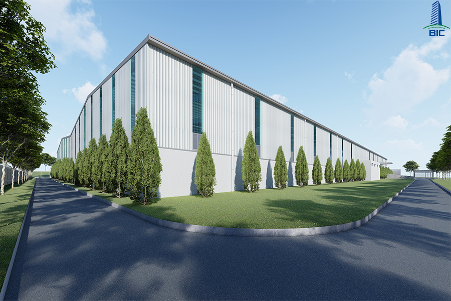 THIẾT KẾ DỰ ÁN NHÀ XƯỞNG CHO THUÊ TẠI KCN DẦU GIÂY