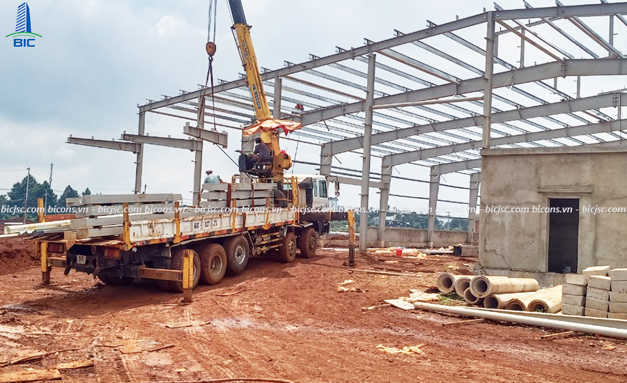 thi công xây dựng nhà xưởng