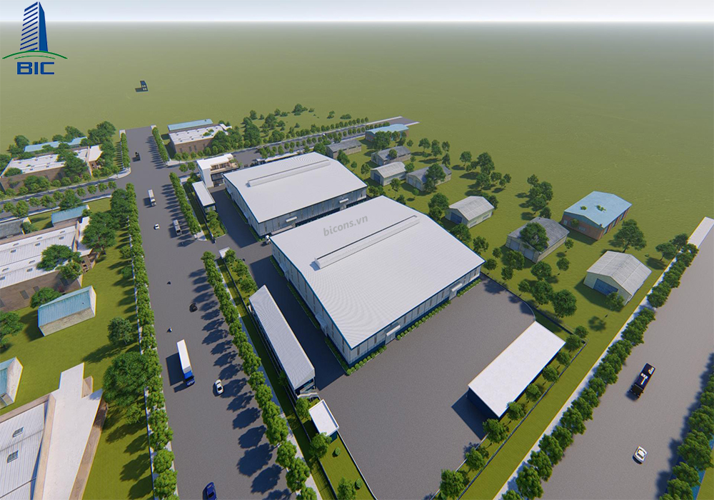 Dự án thiết kế nhà xưởng sản xuất gỗ Việt Mỹ Đồng Nai