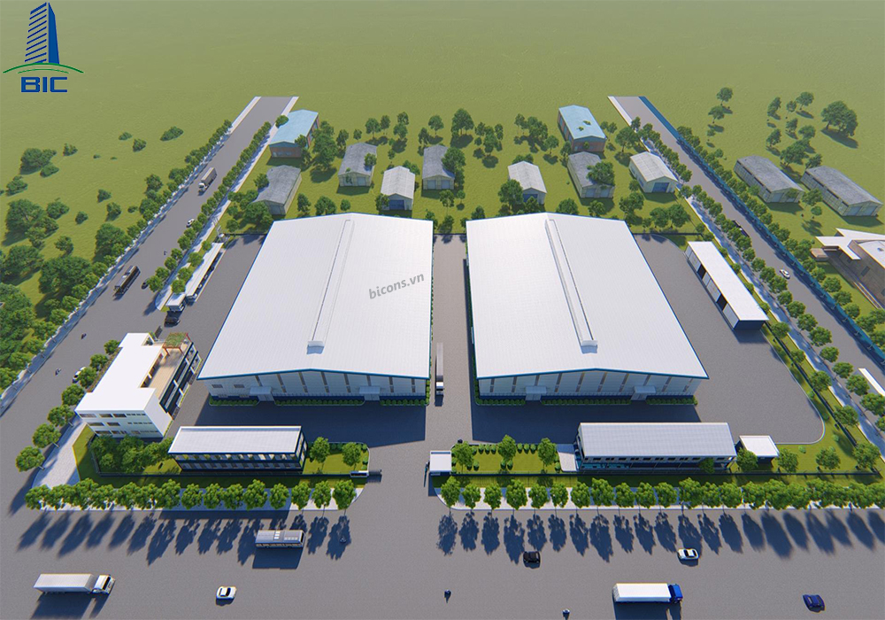 Dự án thiết kế nhà xưởng sản xuất gỗ Việt Mỹ Đồng Nai