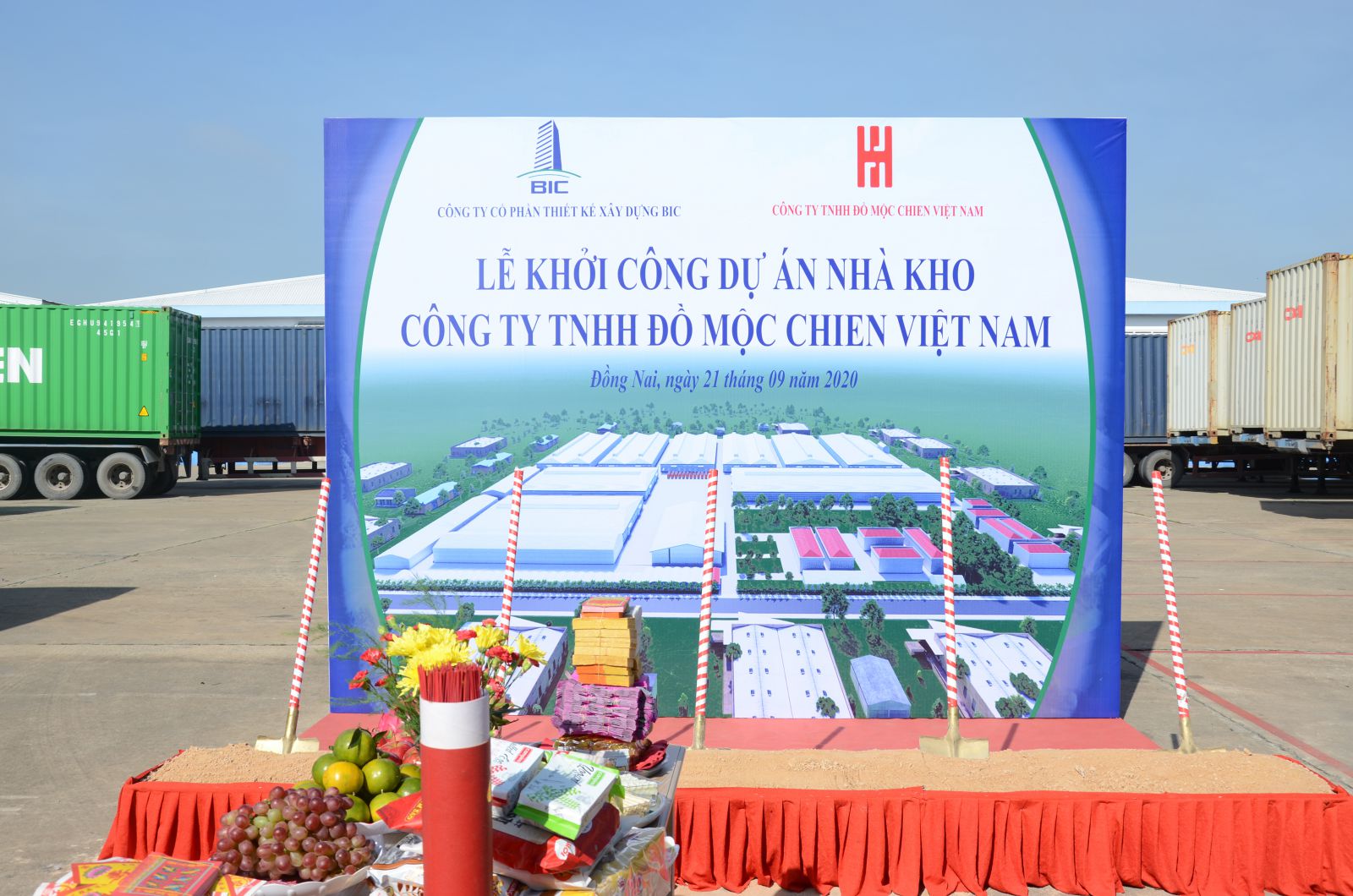 Lễ khởi công nhà khi Mộc Chiên Đồng Nai