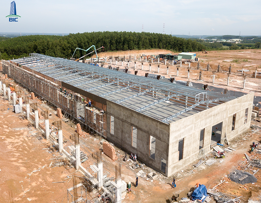 thiết kế và xây dựng nhà xưởng