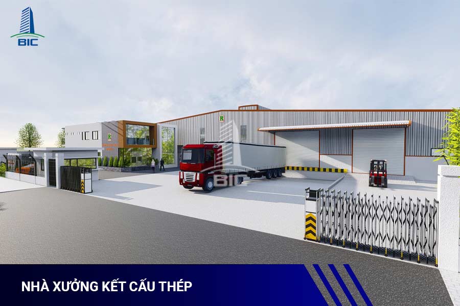 nhà xưởng kết cấu thép