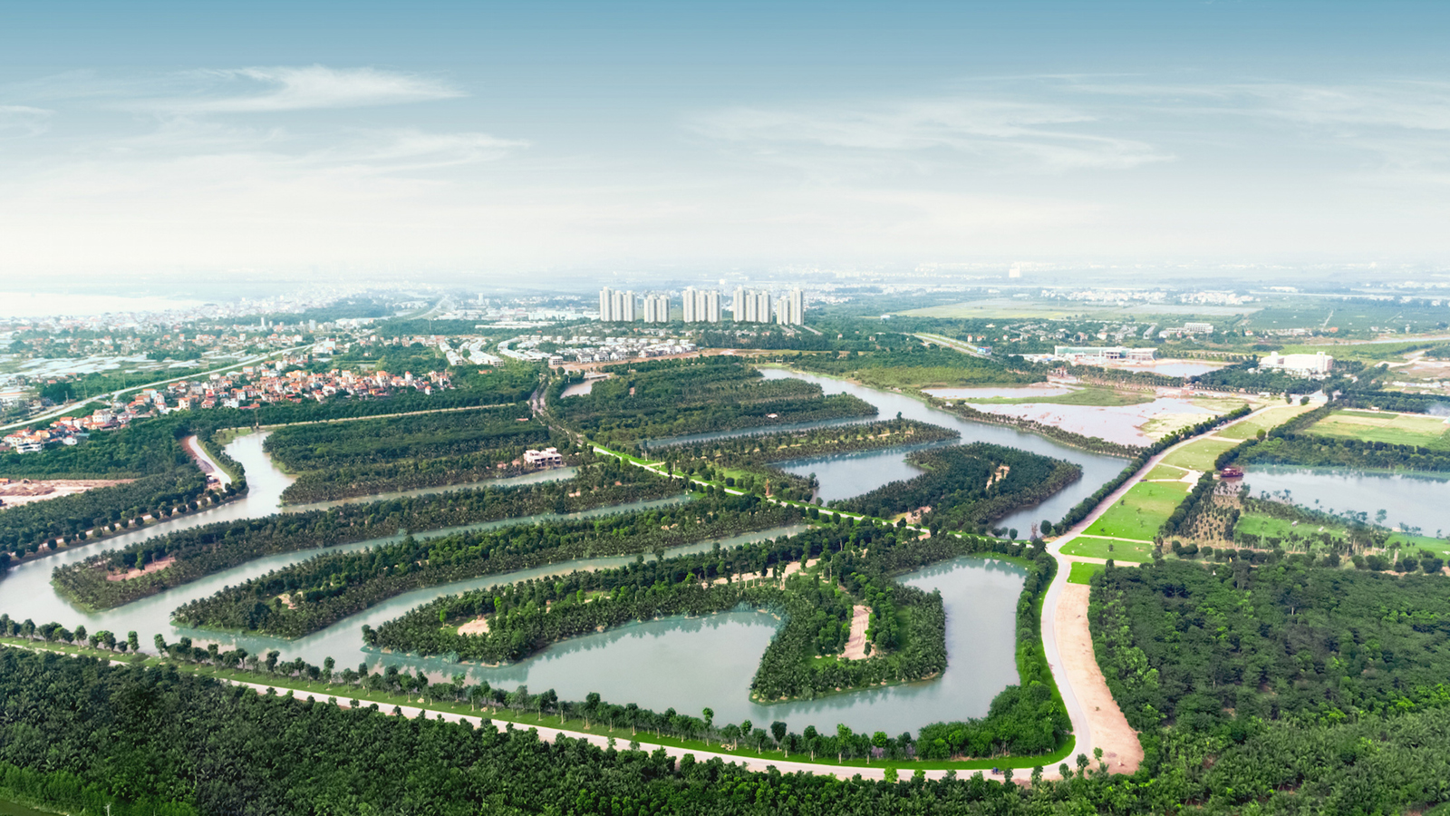 Phối cảnh khu đô thị Ecopark Hưng Yên