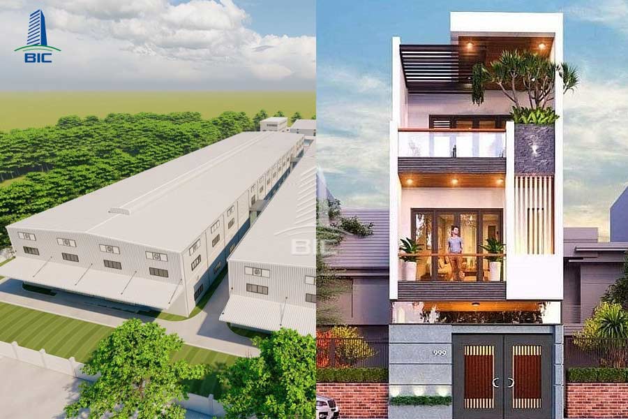 thiết kế nhà xưởng, thiết kế nhà dân dụng