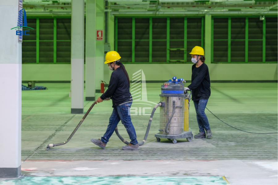 thiết kế nền nhà xưởng