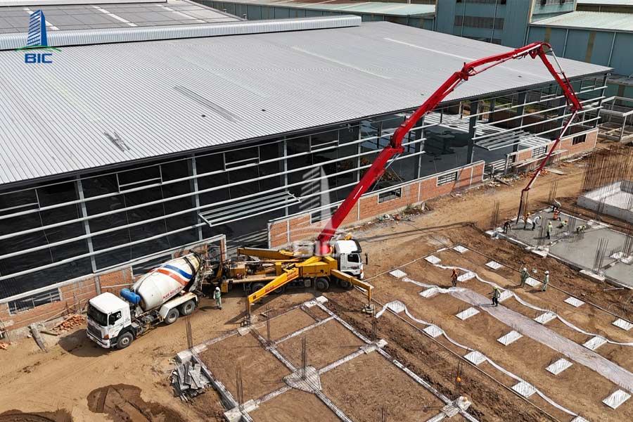 xây dựng nhà xưởng trong khu công nghiệp