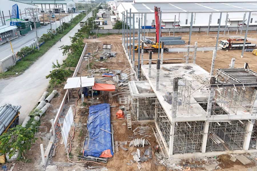 xây dựng nhà xưởng trong khu công nghiệp
