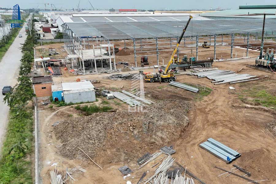 xây dựng nhà xưởng trong khu công nghiệp