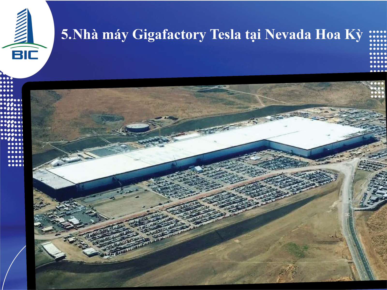 Nhà máy Gigafactory Tesla tại Nevada Hoa Kỳ