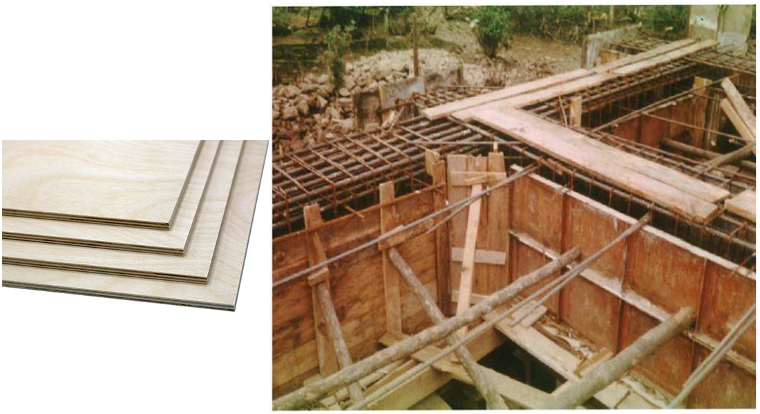 ván khuôn gỗ xây dựng