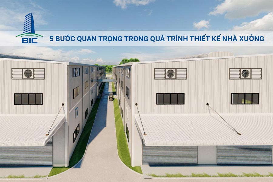 5 Bước Quan Trọng Trong Quá Trình Thiết Kế Nhà Xưởng