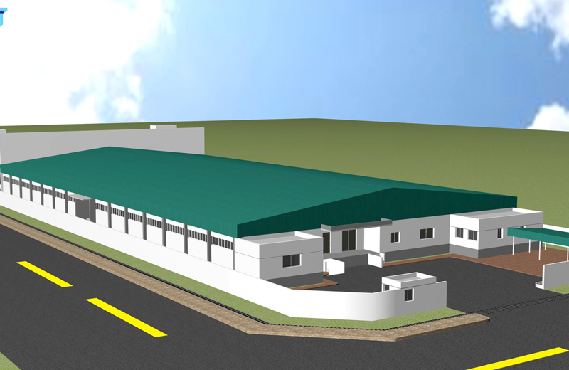 BẢN VẼ THIẾT KẾ NHÀ THÉP TIỀN CHẾ ĐƠN GIẢN