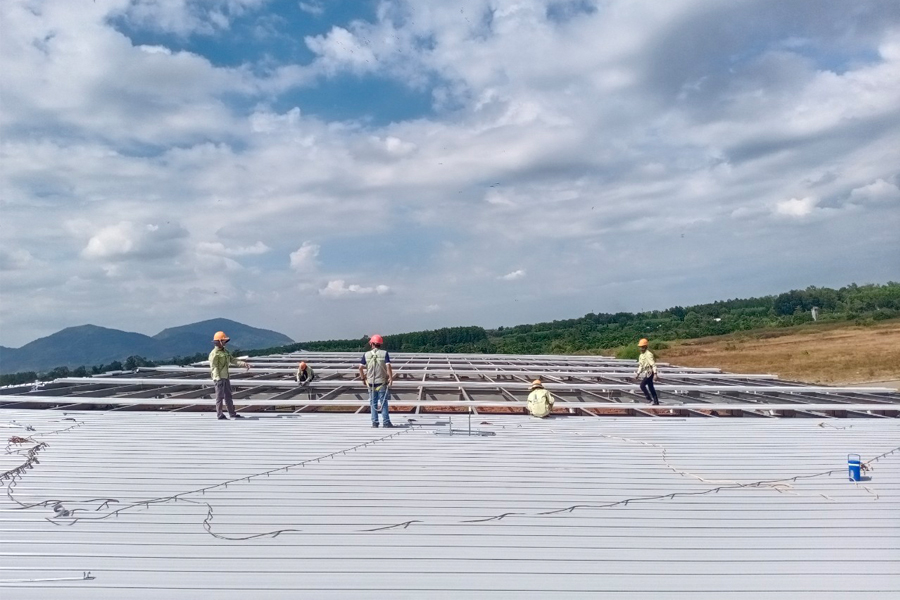 Chi tiết nóc gió nhà xưởng công nghiệp