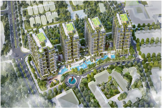Hà Nội: 400 khu vườn thẳng đứng ở dự án hạng sang Long Biên