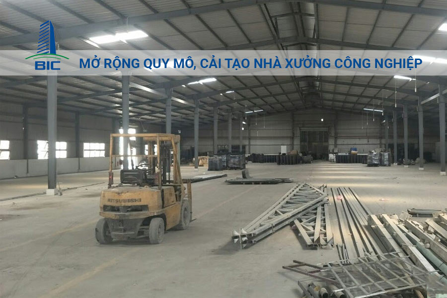Mở rộng quy mô, cải tạo nhà xưởng công nghiệp