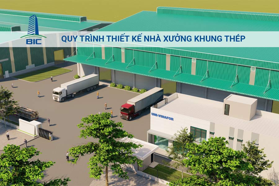 Quy Trình Thiết Kế Nhà Xưởng Khung Thép