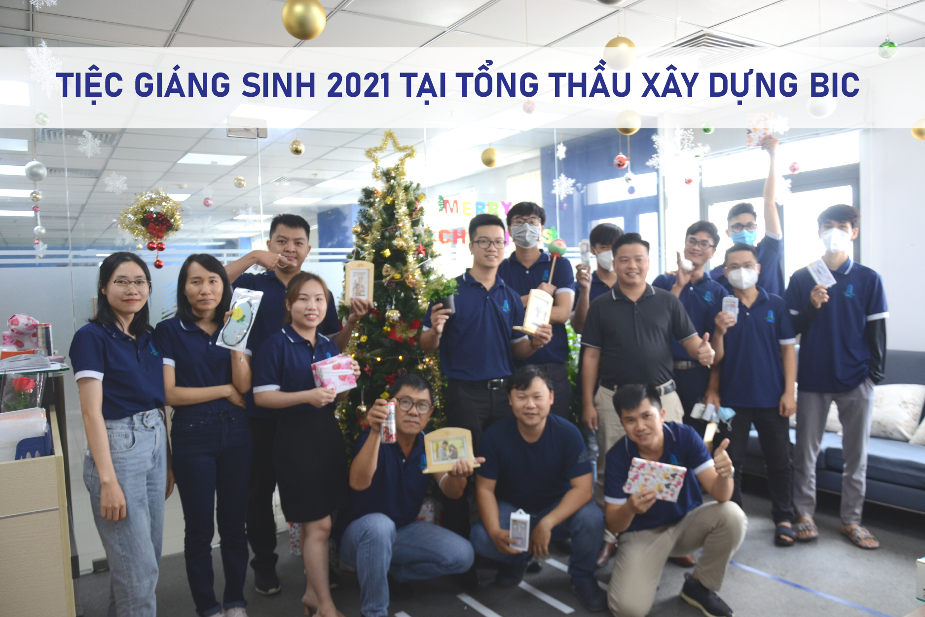 TIỆC GIÁNG SINH 2021 TẠI TỔNG THẦU XÂY DỰNG BIC