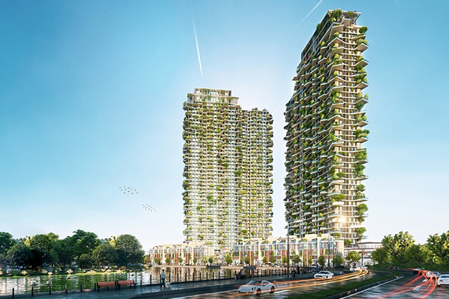 Tổ hợp căn hộ 3000 tỷ theo mô hình Vertical Forest