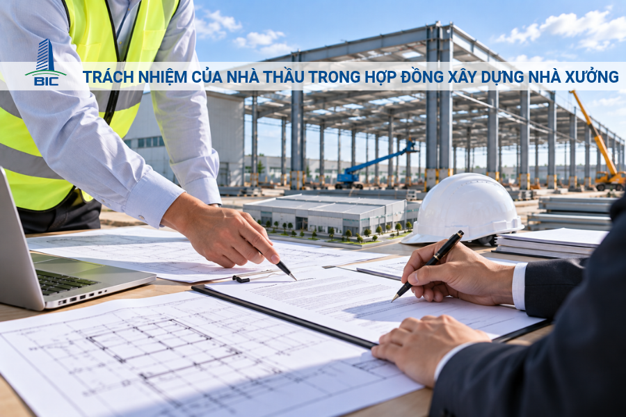 Trách Nhiệm Của Nhà Thầu Trong Hợp Đồng Xây Dựng Nhà Xưởng