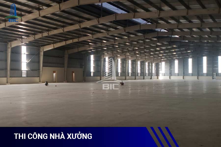 thi công nhà xưởng