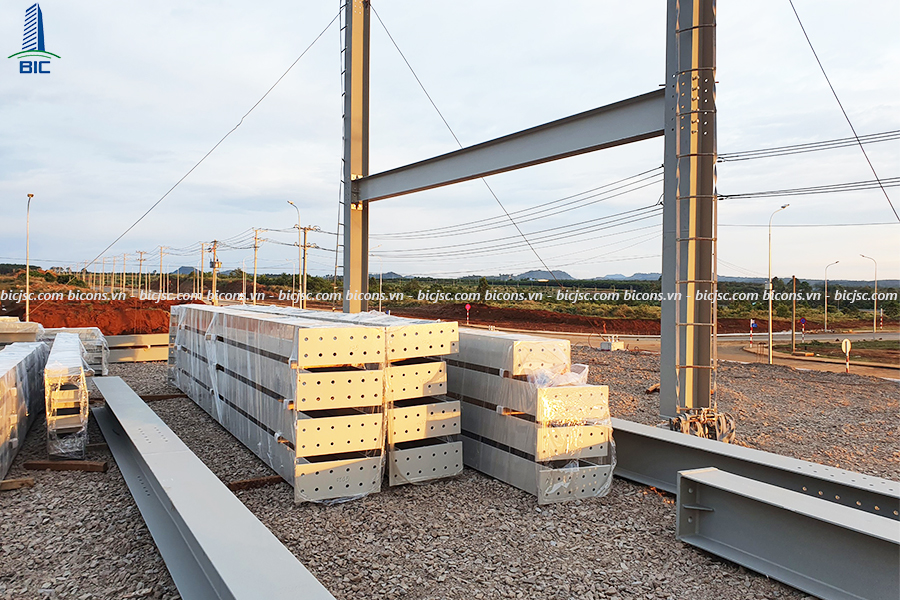 Thi công nhà xưởng gỗ Việt Mỹ Đồng Nai