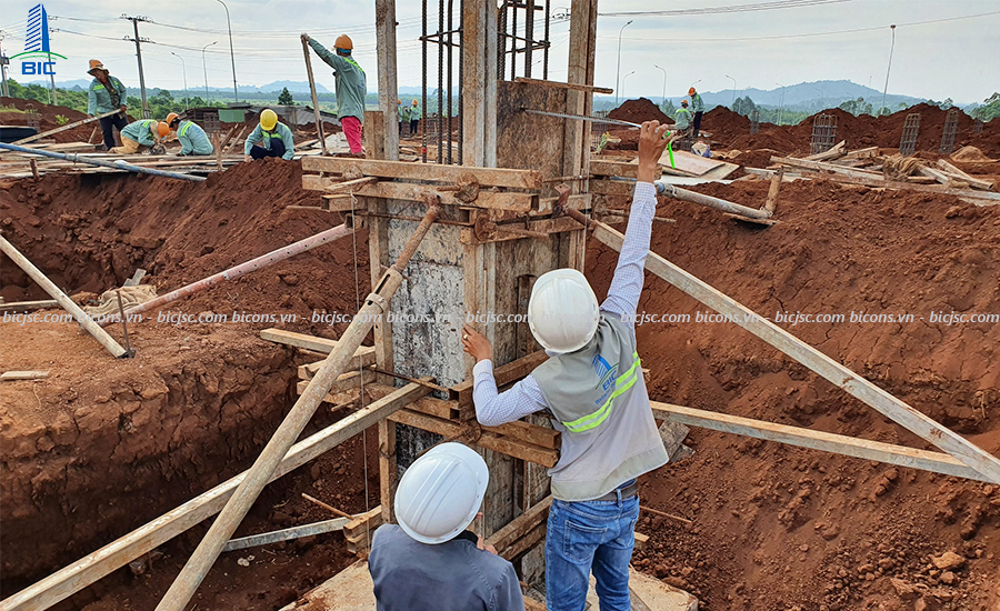 thi công nhà xưởng, biện pháp thi công xưởng